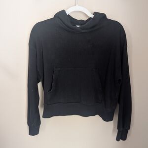 KOTN Ribbed Crop Hoodie